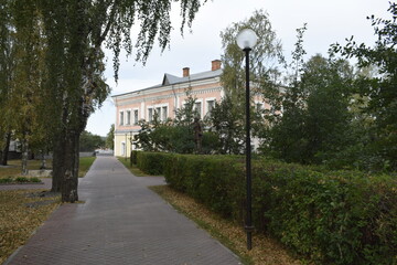old town street, old buildings