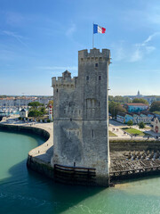 Tour Saint Nicolas à La Rochelle, Charente-Maritime - obrazy, fototapety, plakaty