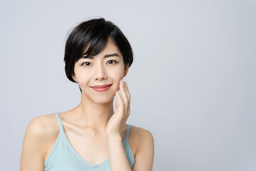 Fototapeta premium 女性のスキンケアイメージ 美容 コスメ