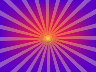 Obraz premium orange gold and yellow sunlight sunburst sunshine background design for light ray banner, ads, template, product, sales,promotion, social media, background wallpaper vector illustration