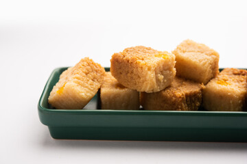 Indian milk cake or alwar ka mawa