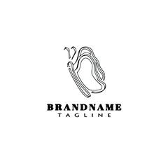 butterfly logo cartoon icon design template beautiful isolated vector illustration