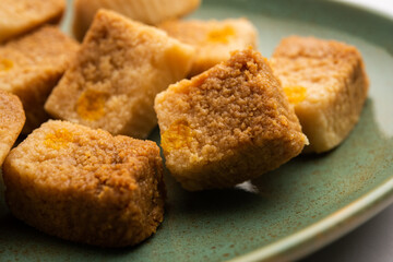 Indian milk cake or alwar ka mawa