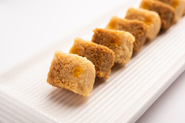 Indian milk cake or alwar ka mawa