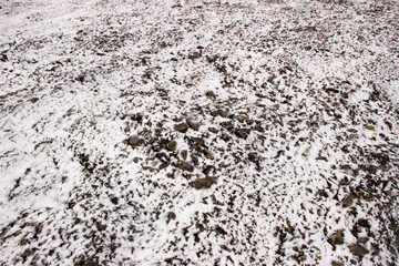 texture of stone in the Arctic
