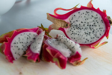 Dragonfruit in parts