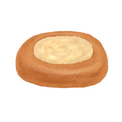 Digital image of baking. Cheesecake
