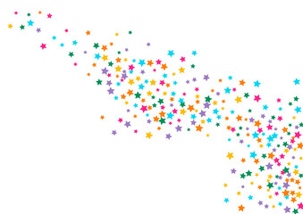 Bright Falling Vector White Background Glitter