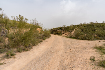 dirt road in southern Spain
