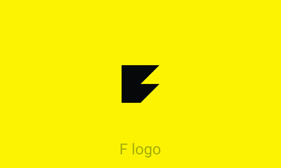 Letter F logo Creative design f parquet flooring vector design
