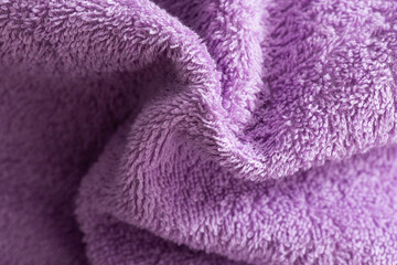 purple soft velvet material background, macro. Fabric