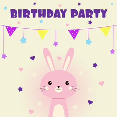 Birthday party card