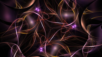 抽象的でフラクタルな高解像度の背景