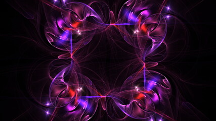 抽象的でフラクタルな高解像度の背景