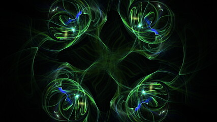 抽象的でフラクタルな高解像度の背景