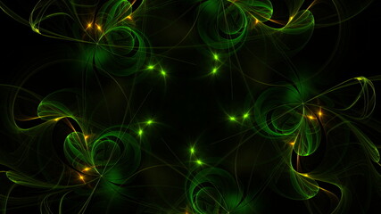 抽象的でフラクタルな高解像度の背景