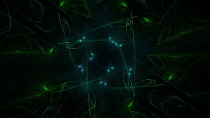 抽象的でフラクタルな高解像度の背景