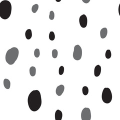 Hand drawn circles. Abstract geometric seamless pattern. Trendy texture. Background texture.