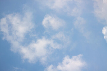 blue sky with white clouds