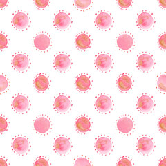 Watercolor seamless pattern abstract background. Hand drawn illustration.