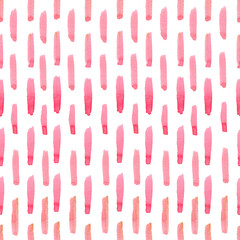 Watercolor lines seamless pattern abstract background. Hand drawn illustration.