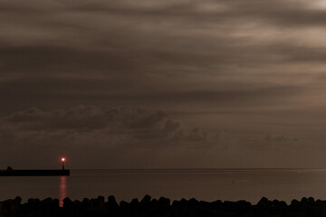 clouds over the sea