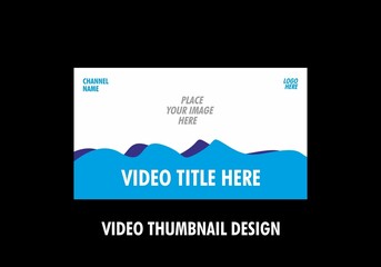 Colorful graphic of video thumbnail