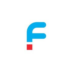 f letter icon vector illustration