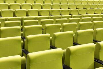 rows of seats in theatre