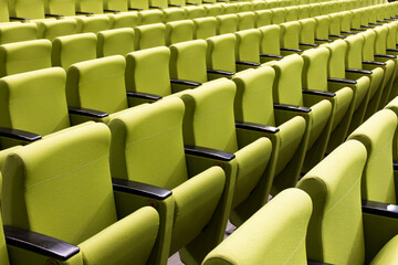 Obraz premium rows of seats in theatre