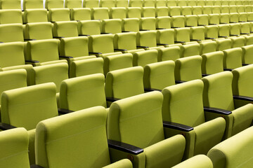 Naklejka premium rows of seats in theatre