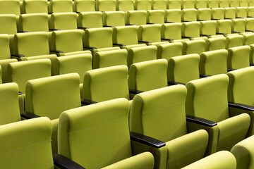 Obraz premium rows of seats in theatre