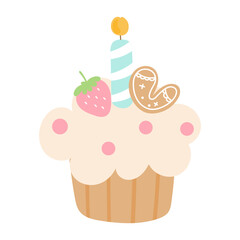 birthday cake illustration