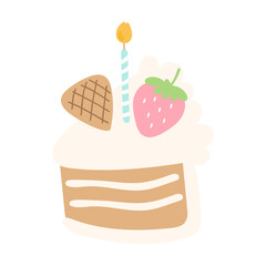 birthday cake illustration