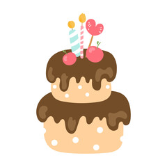 birthday cake illustration