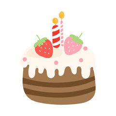 birthday cake illustration