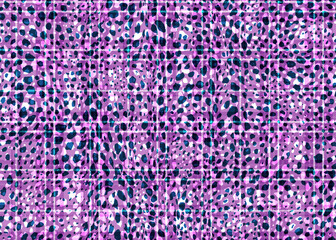 Animal Dots Plaid Mix Pattern Seamless Art Perfect For Endless Fabric Check Leopard Design Trendy Rich Colors