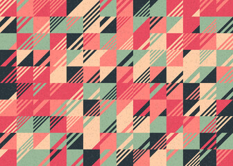 Abstract Geometric Pattern generative computational art illustration