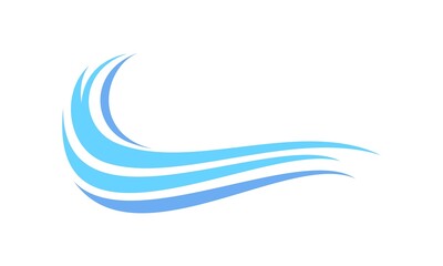 Sea wave illustration vector design