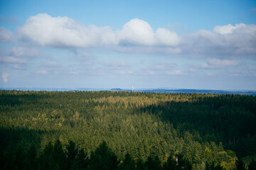 landscape with clouds