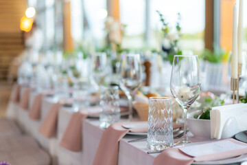 wedding table setting