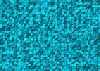 Abstract Geometric Pattern generative computational art illustration