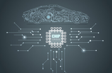 global chip crises. Car computer chips