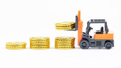 【経済】お金を積み立てるイメージ　投資