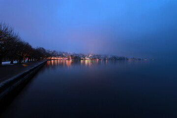 Night view on Zug