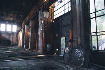 old abandoned factory