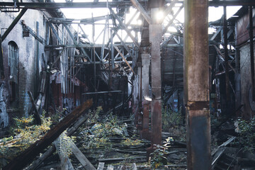 old abandoned factory