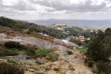 monterotondo landscapes in the countryside of Tuscany in Italy