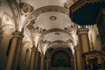 Inside of historical Vienna State Opera in Austria