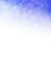 青い雪のフレームがある背景素材